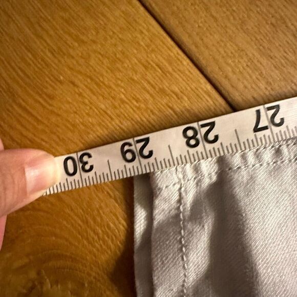 J. Jill linen pants gray white 14 - Picture 7 of 9